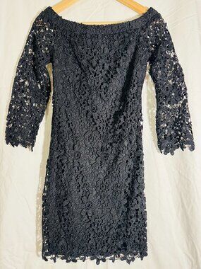 Bebe Black Lace Dress